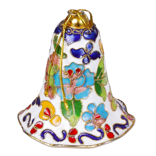 Glocke Weihnachtsglocken Weihnachtsdeko Deko Cloisonne Emaille 5164 - zum Schließen ins Bild klicken